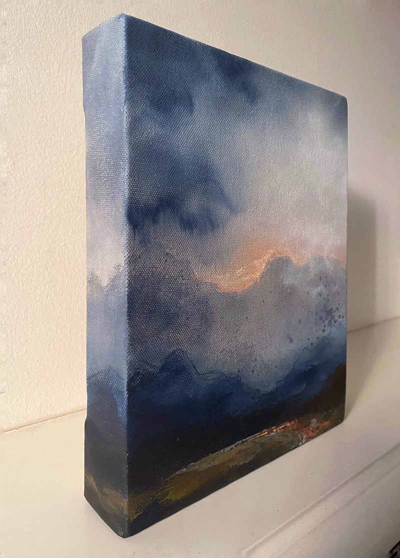 A High Blue Mist, 20cm x 25cm