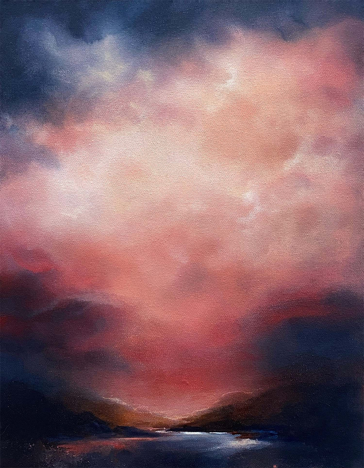 Before The Light Breaks, 46cm x 36cm BID NOW AT ARTBID