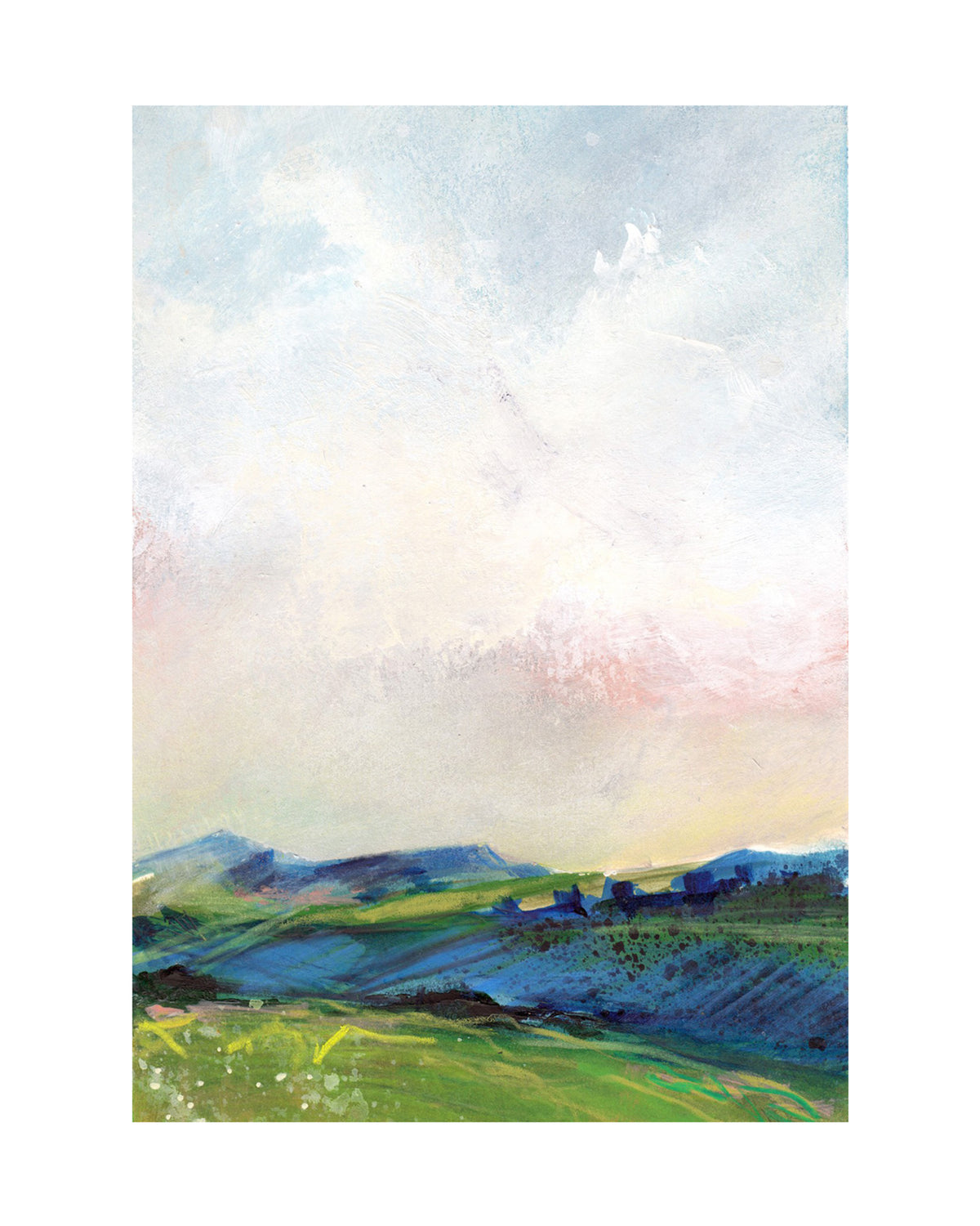 Blue Valley Print