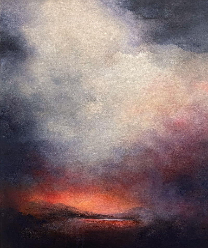 Clouded Heart Thoughts, 60cm x 50cm