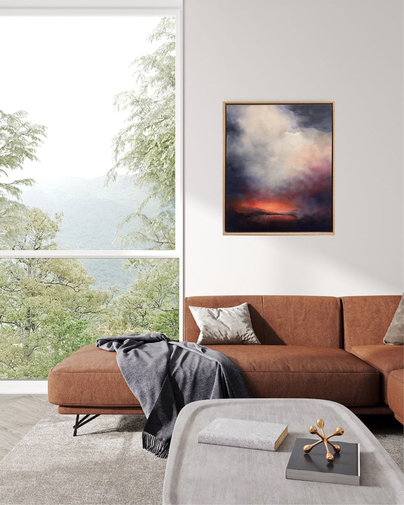 Clouded Heart Thoughts, 60cm x 50cm