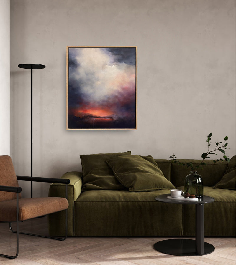 Clouded Heart Thoughts, 60cm x 50cm