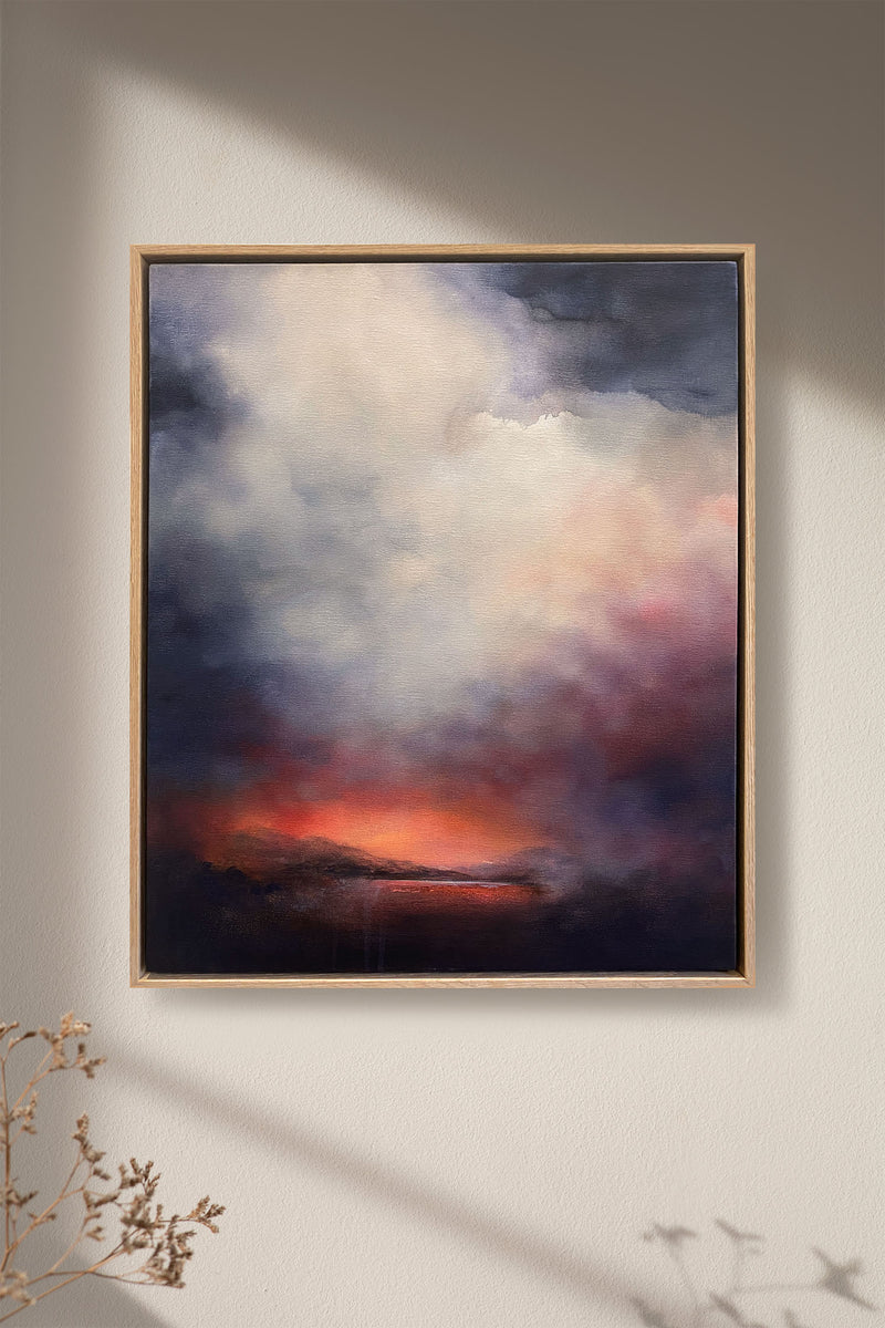 Clouded Heart Thoughts, 60cm x 50cm