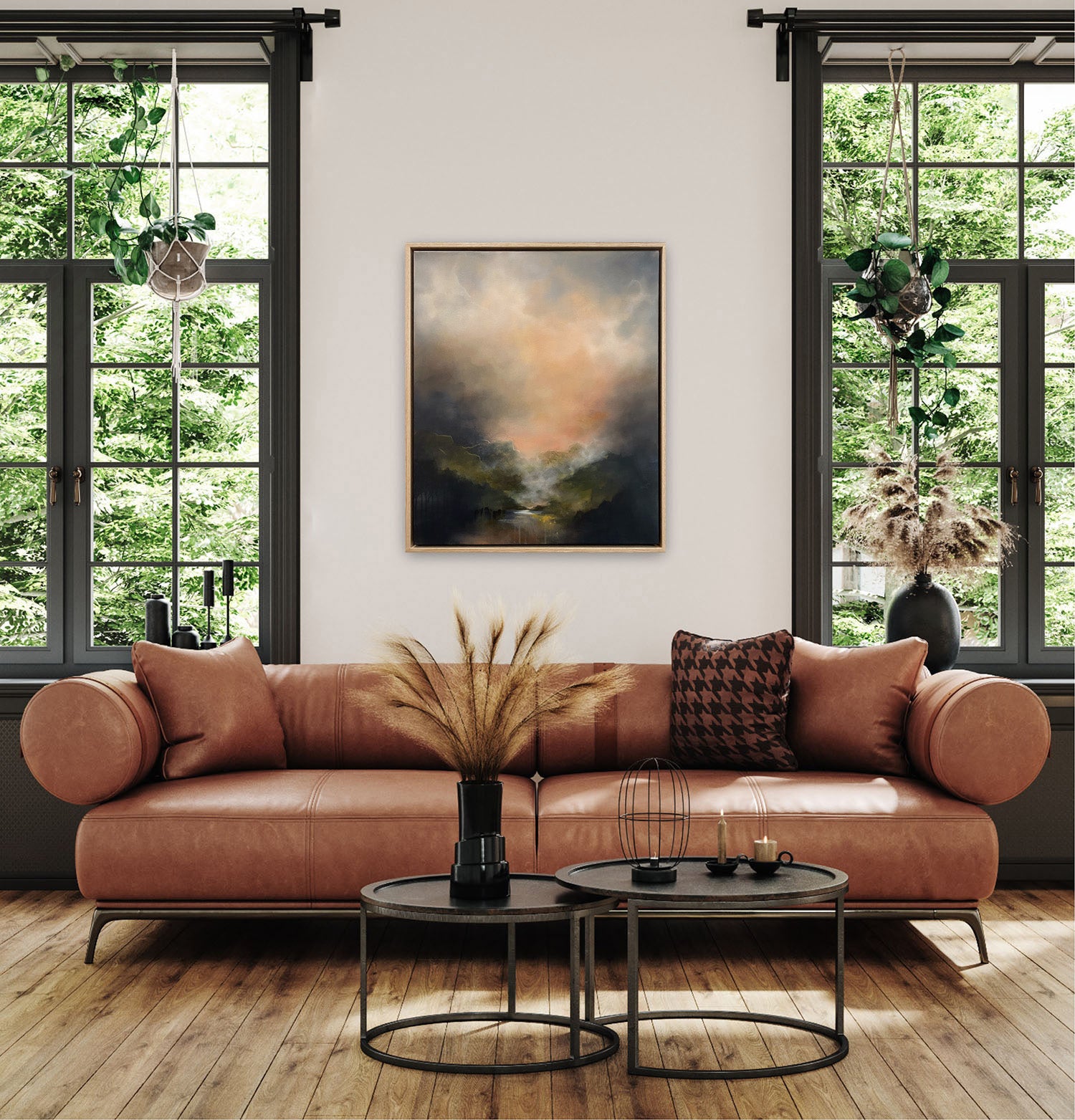 Cradled In The Arms Of Mountains, 60cm x 50cm