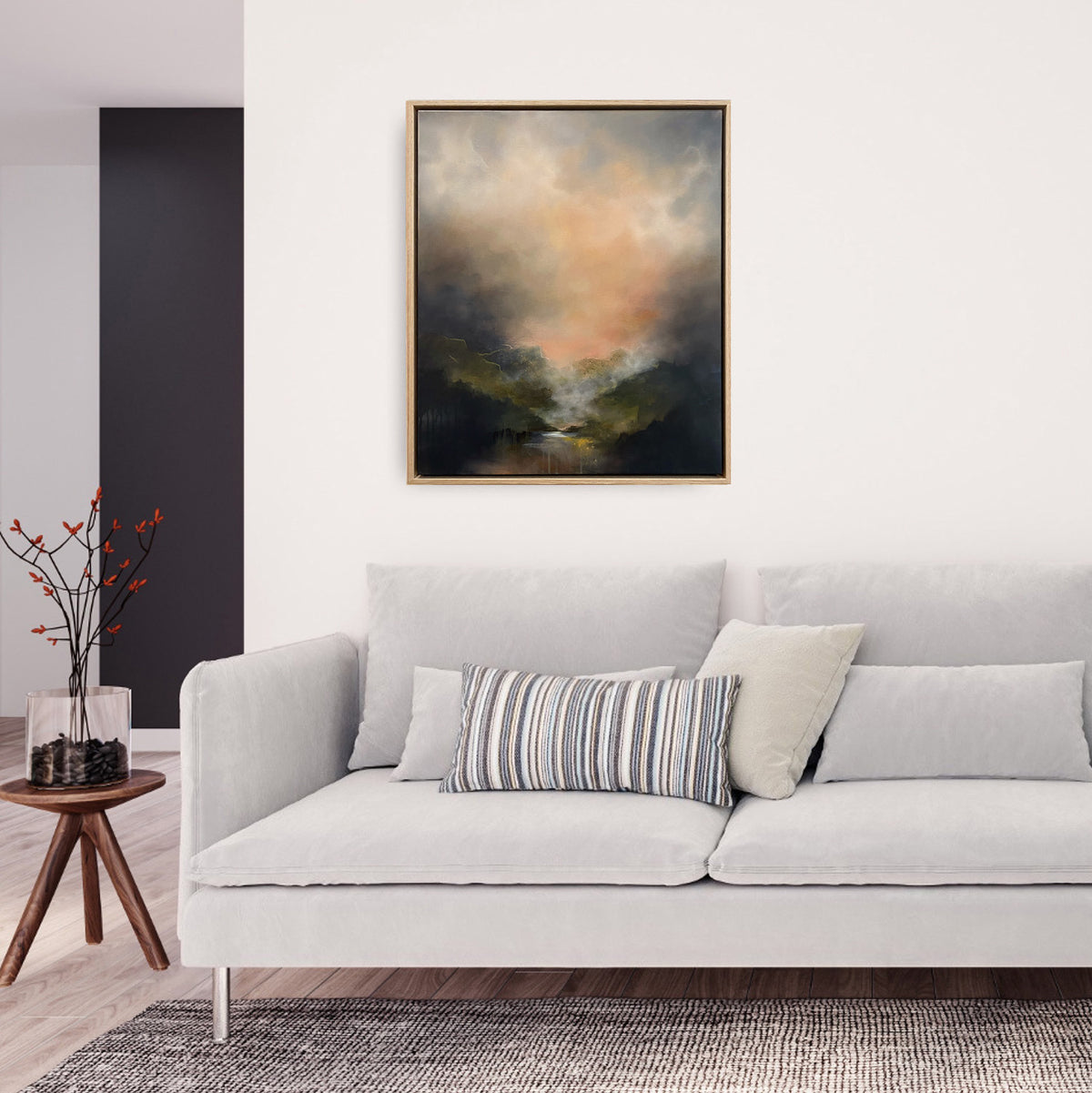 Cradled In The Arms Of Mountains, 60cm x 50cm