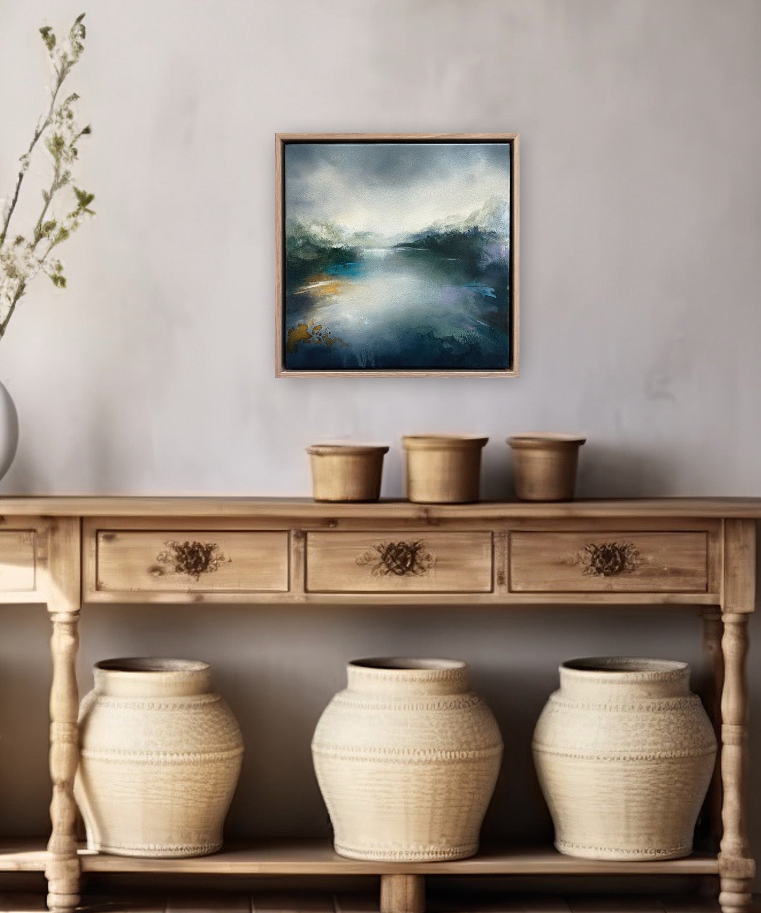 Everything Comes To The Water, 30cm x 30cm ✨BUY NOW AT ZIIBO ART GALLERY AND LIFESTYLE✨