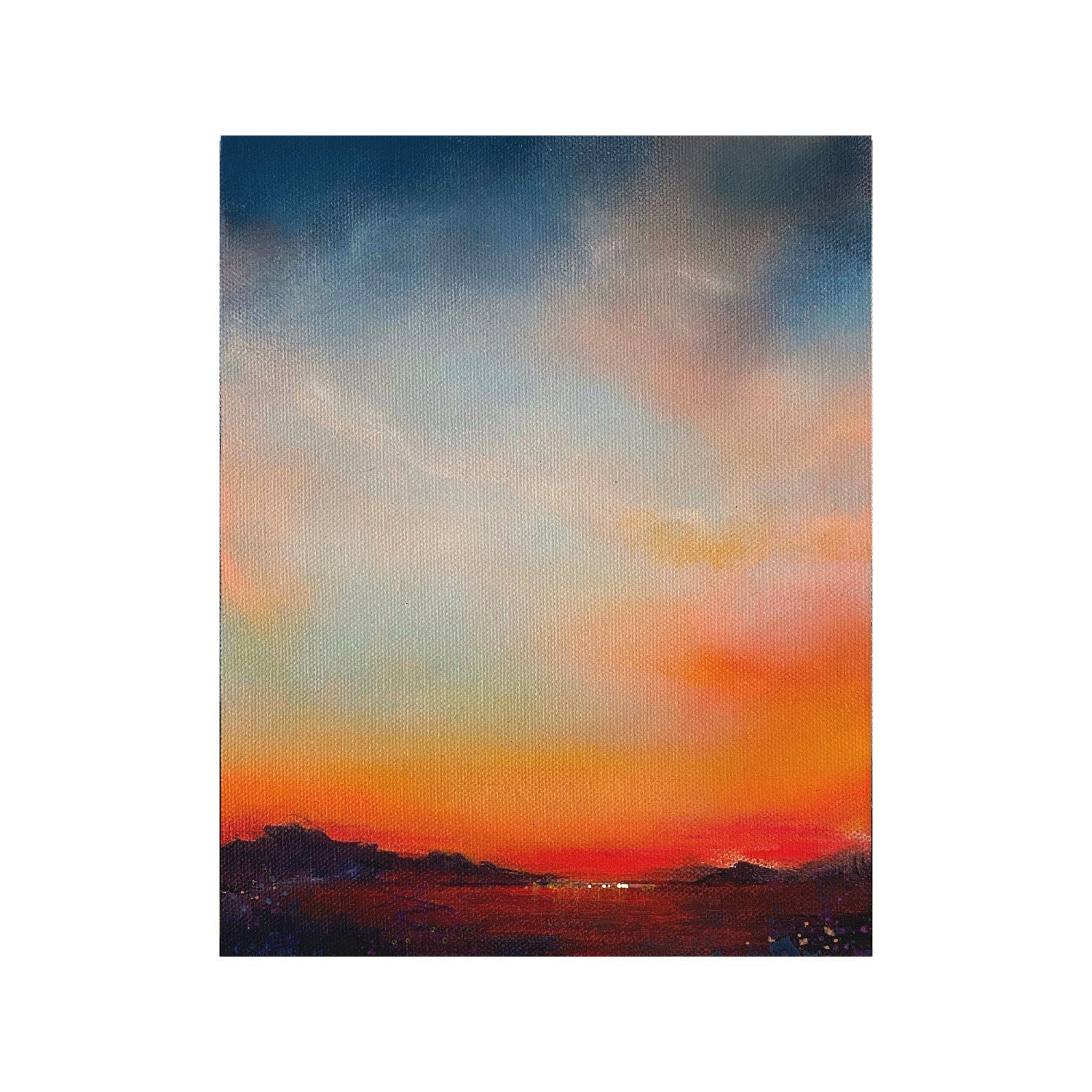 Here In the Afterglow Of Day, 24.5cm x 19cm