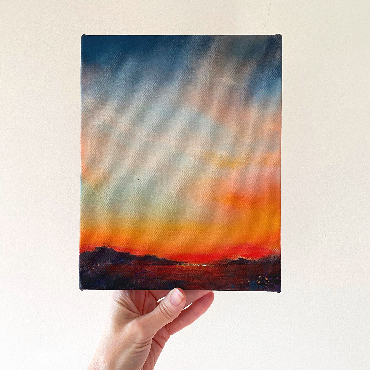 Here In the Afterglow Of Day, 24.5cm x 19cm