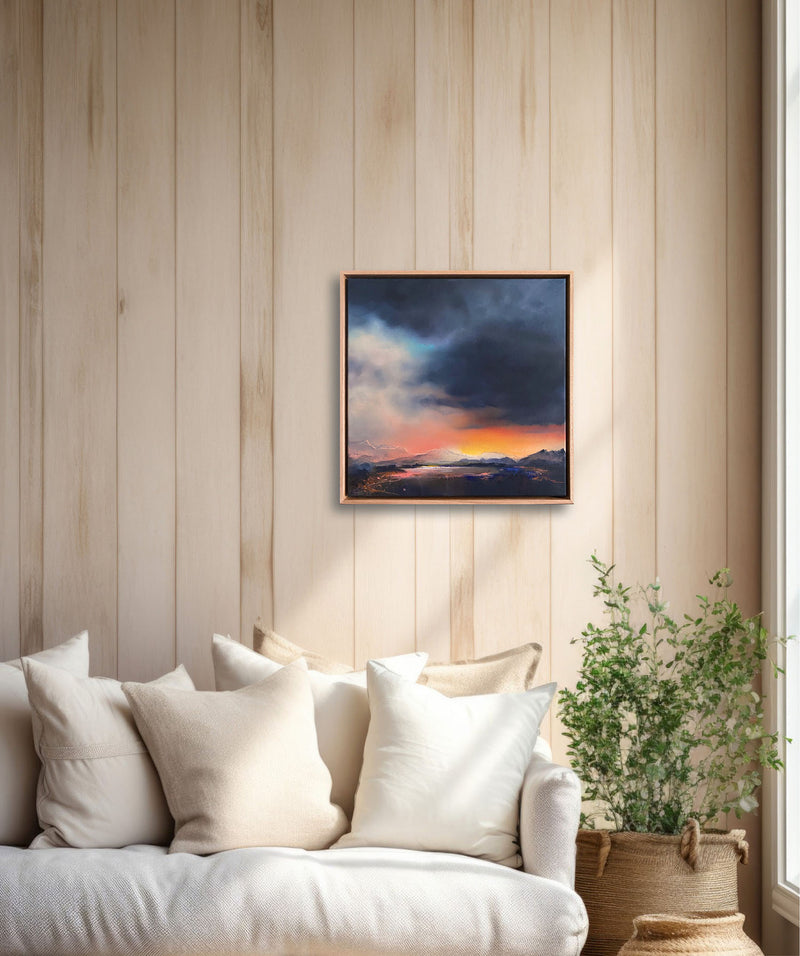 I Followed The Glow From The Beginning To The End, 40cm x 40cm