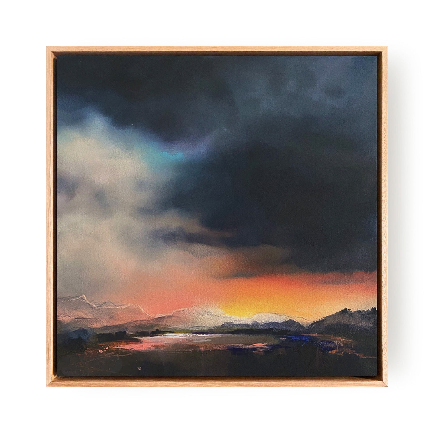 I Followed The Glow From The Beginning To The End, 40cm x 40cm