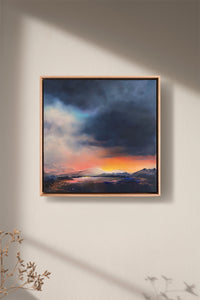 I Followed The Glow From The Beginning To The End, 40cm x 40cm