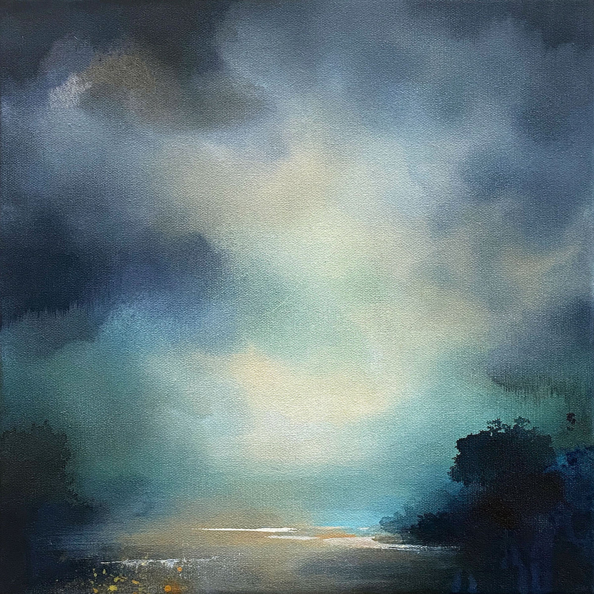 In This Blue Shade, 30cm x 30cm