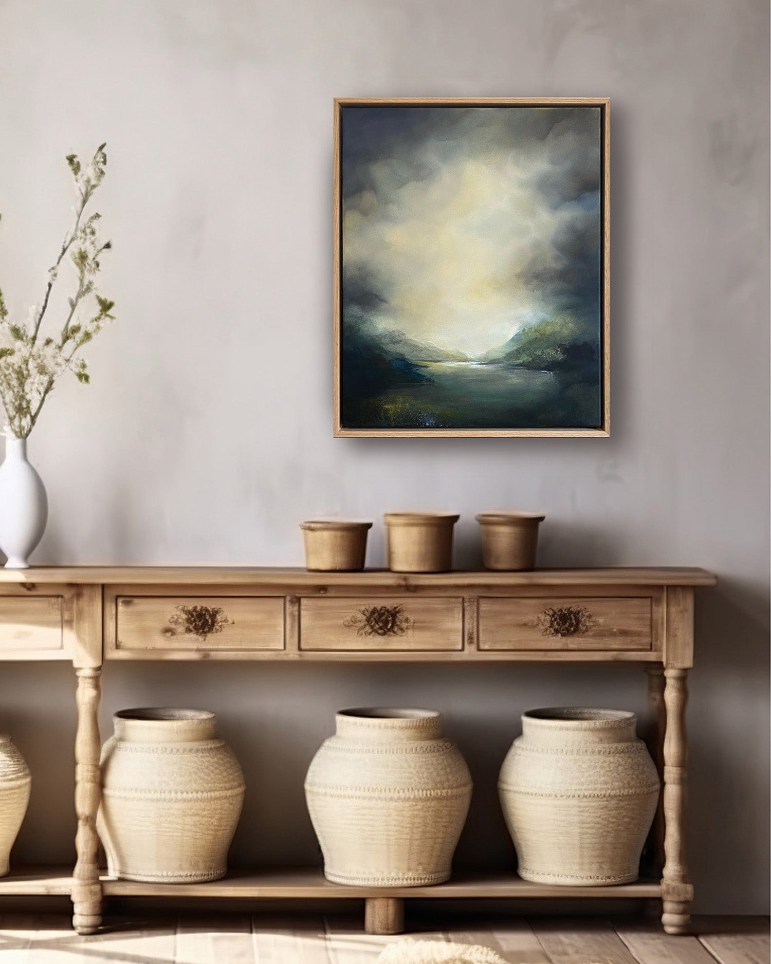 In The Arms Of Evergreen, 50cm x 40cm ✨BUY NOW AT BRUNSWICK STREET GALLERY✨