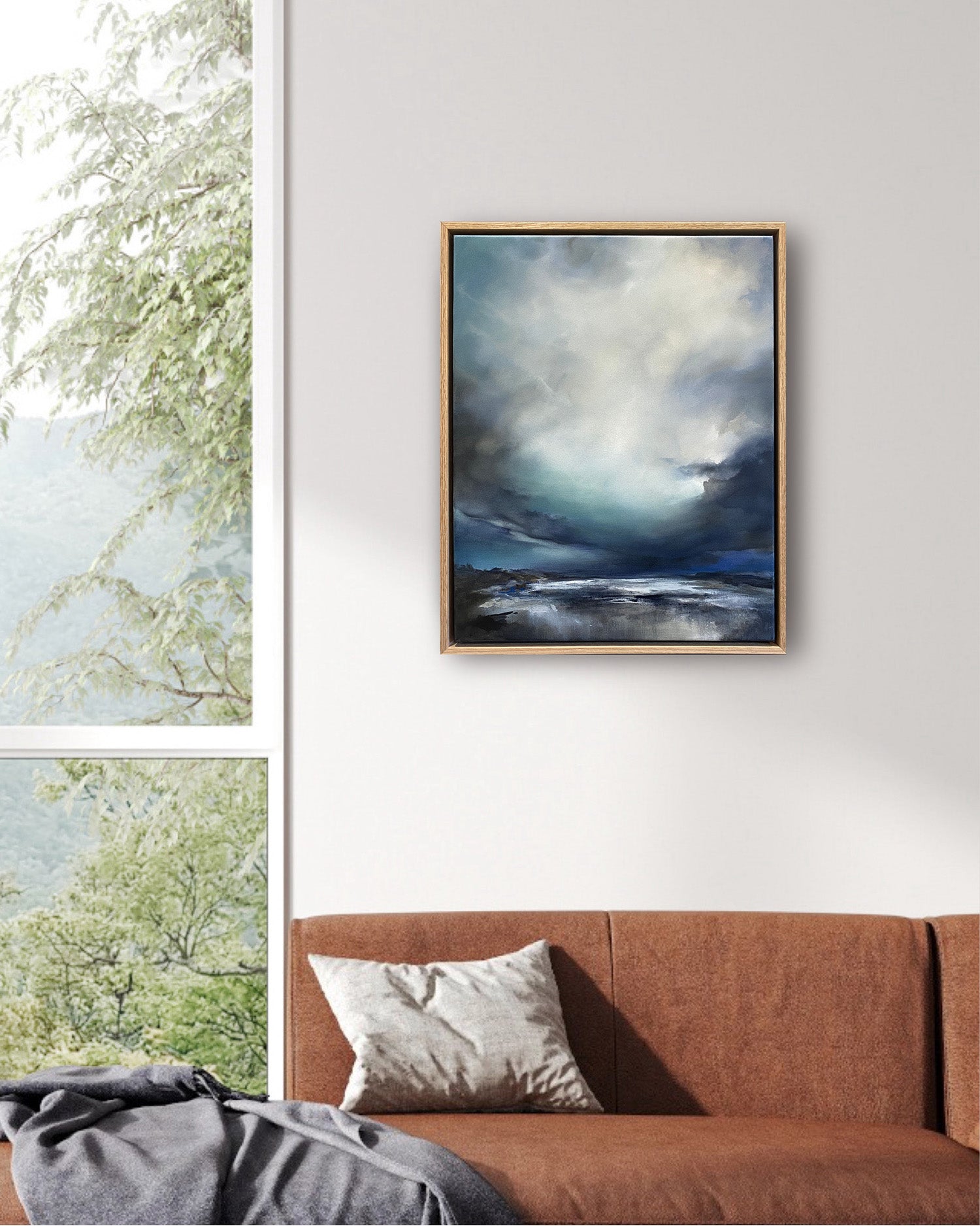 It Was As Old As Indigo, 50cm x 40cm ✨BUY NOW AT BRUNSWICK STREET GALLERY✨