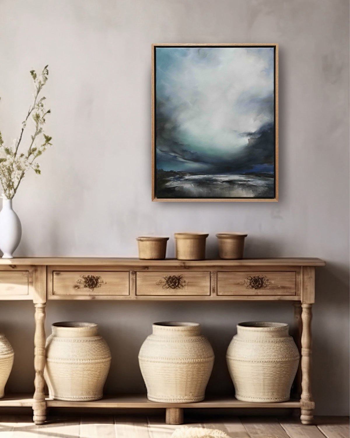 It Was As Old As Indigo, 50cm x 40cm ✨BUY NOW AT BRUNSWICK STREET GALLERY✨