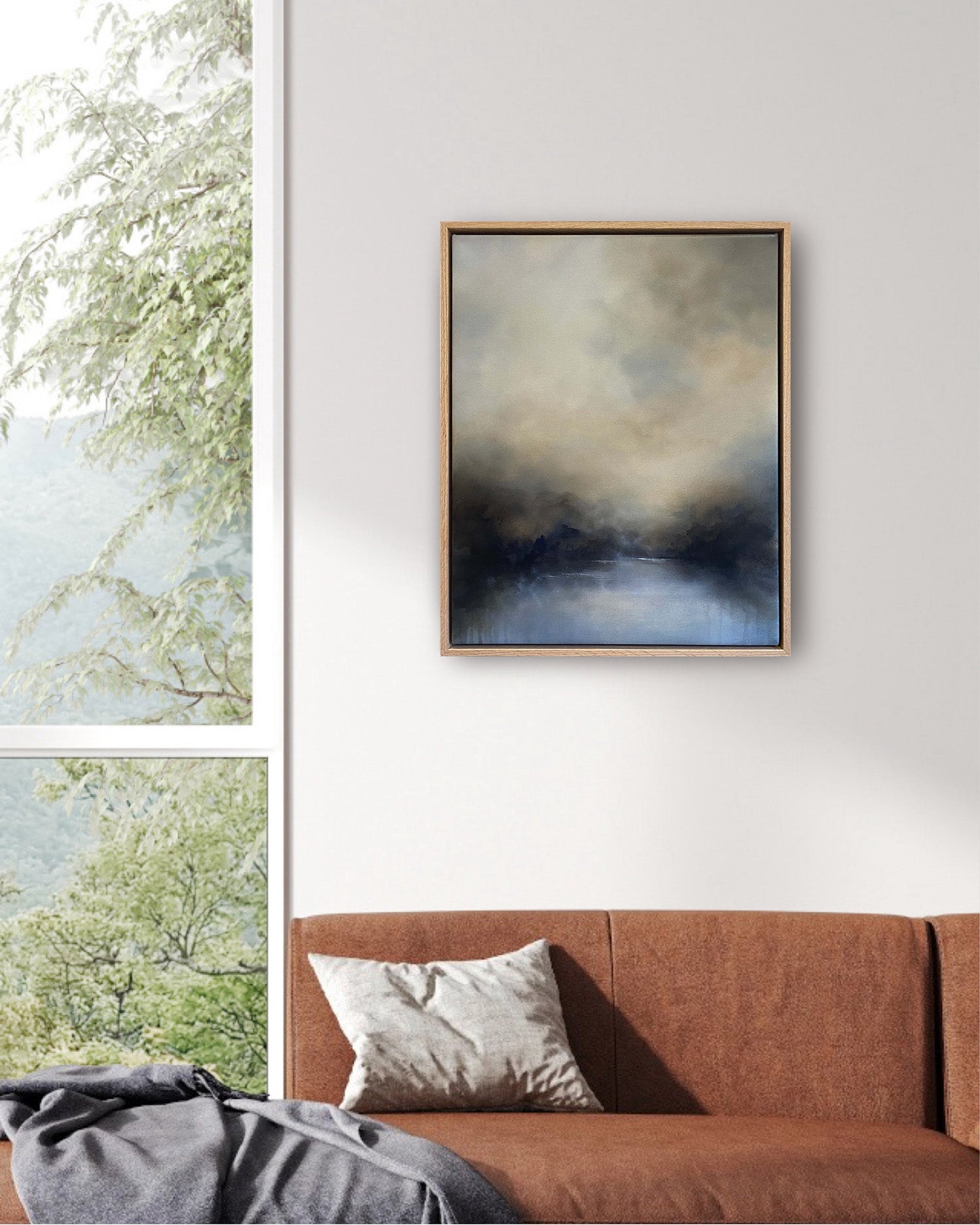 Like Rain Dressed In Chiffon, 50cm x 40cm ✨BUY NOW AT BRUNSWICK STREET GALLERY✨