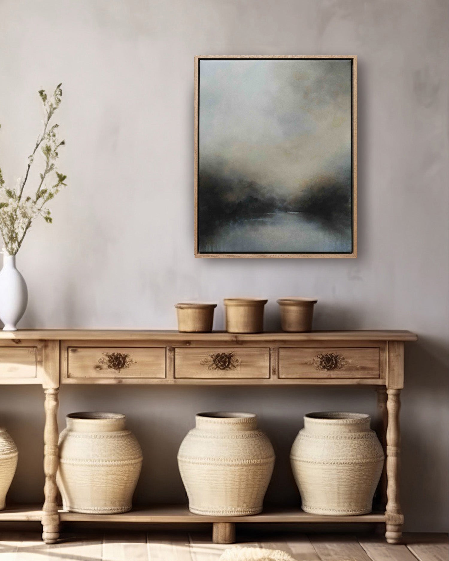 Like Rain Dressed In Chiffon, 50cm x 40cm ✨BUY NOW AT BRUNSWICK STREET GALLERY✨