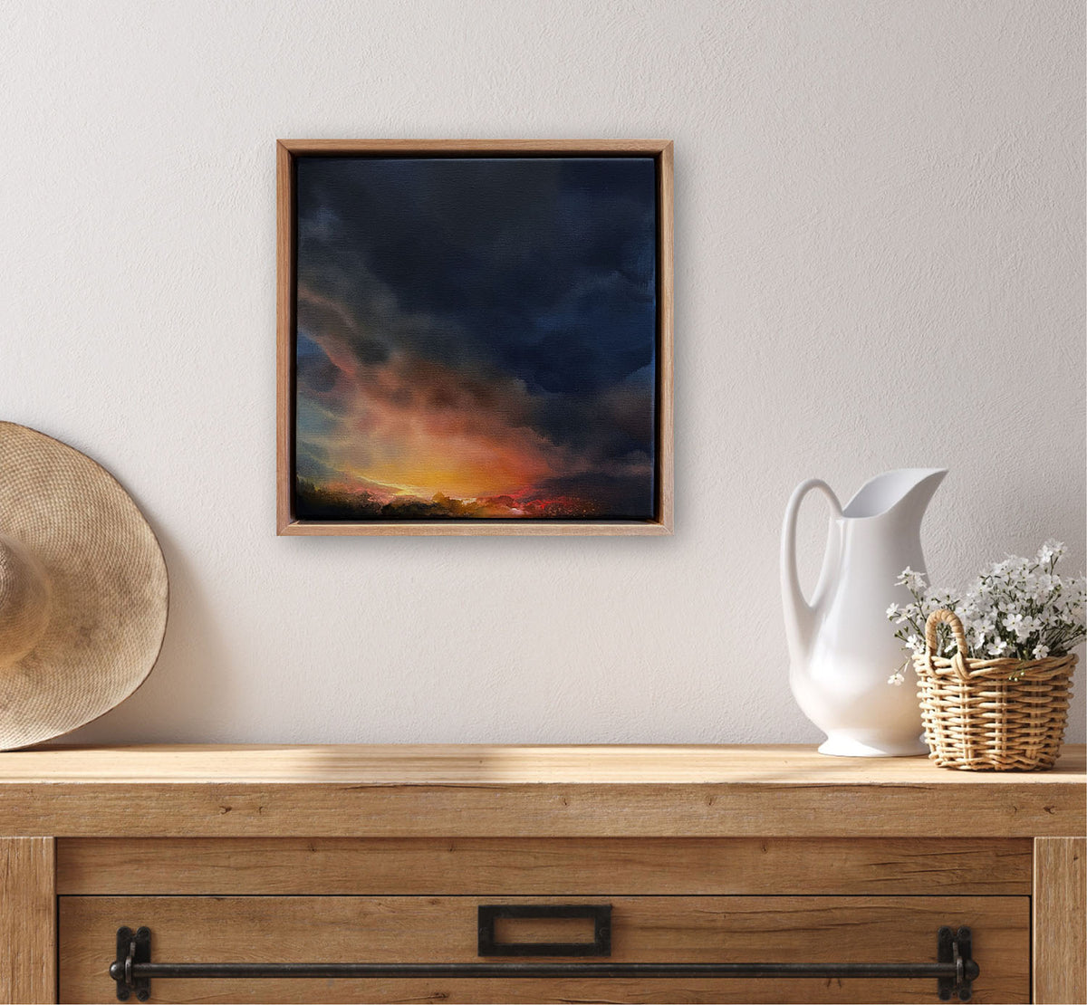 Nightfall, 30cm x 30cm ✨BUY NOW AT BRUNSWICK STREET GALLERY✨