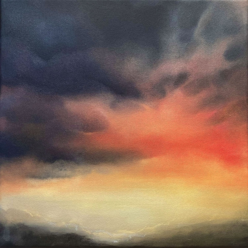 Some Full And Dark And Hanging Low, 30cm x 30cm