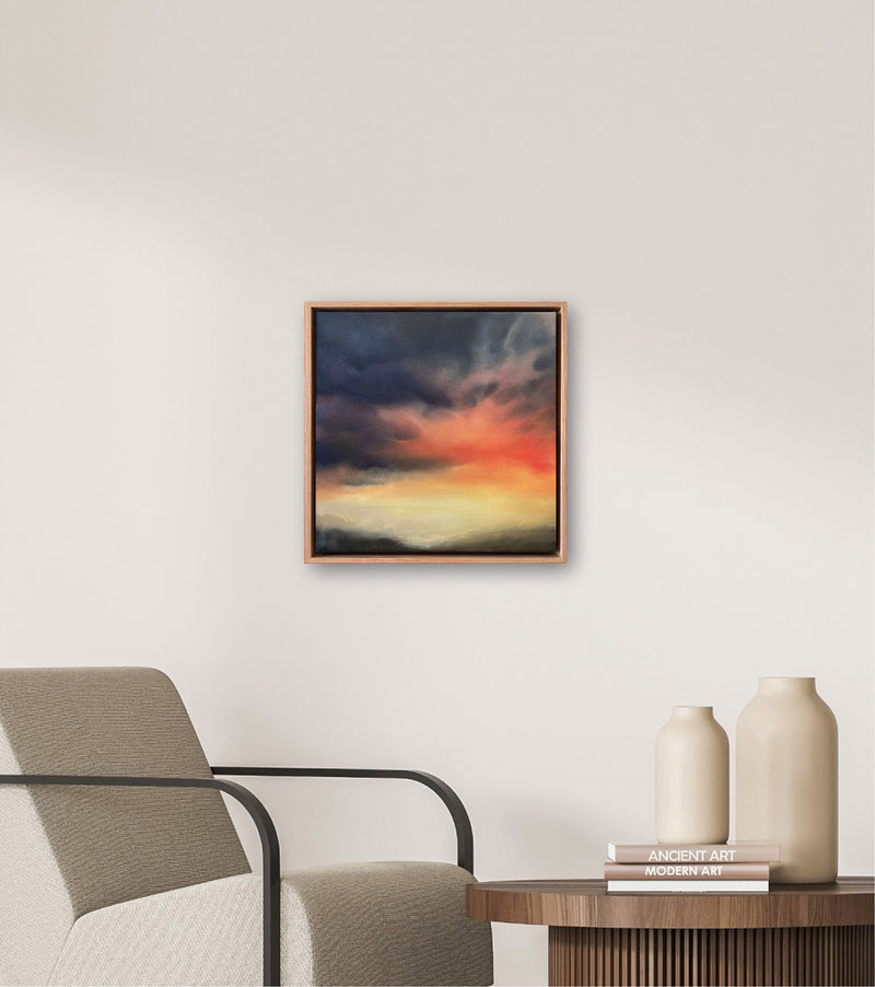 Some Full And Dark And Hanging Low, 30cm x 30cm