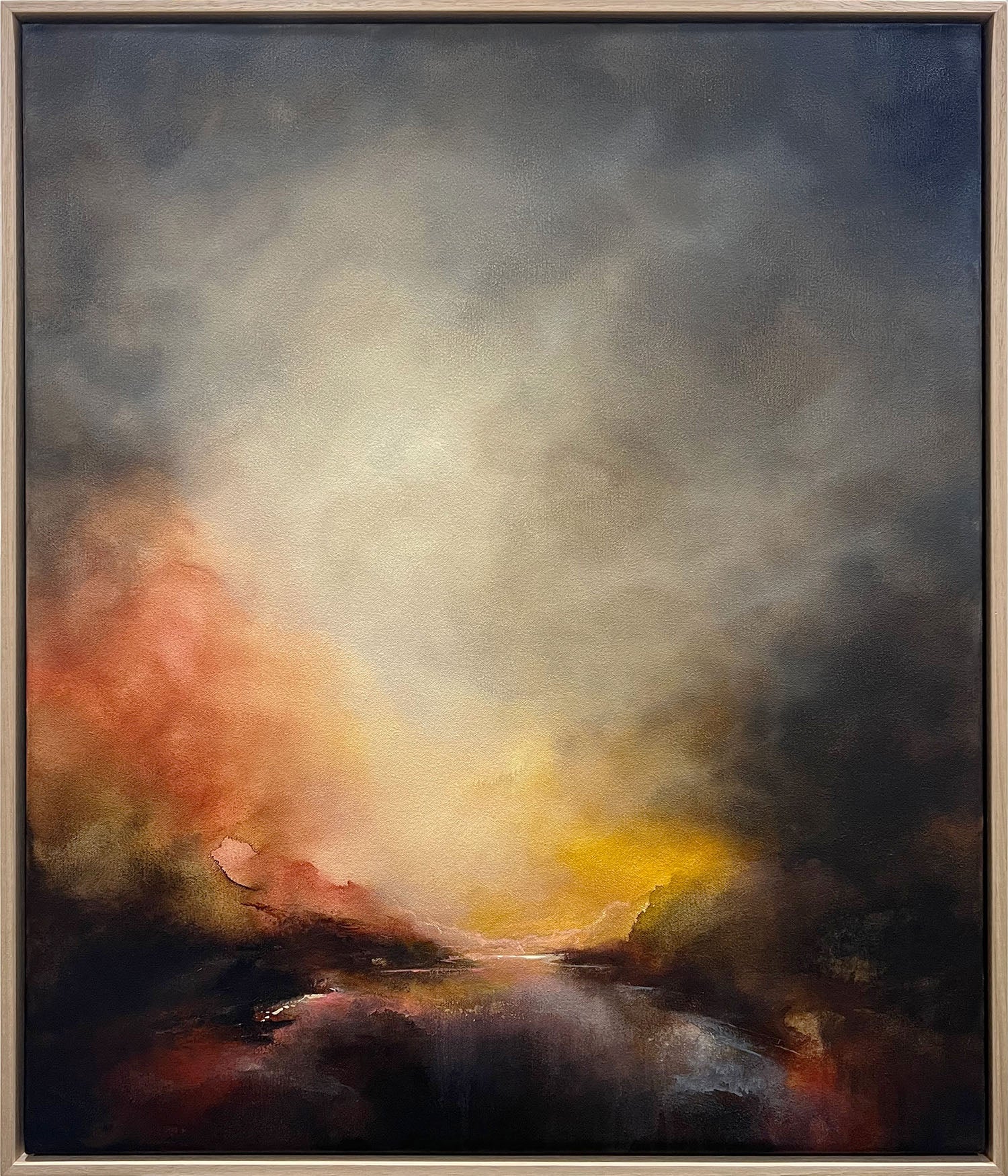 Spinning Light Into Silk, 70cm x 60cm