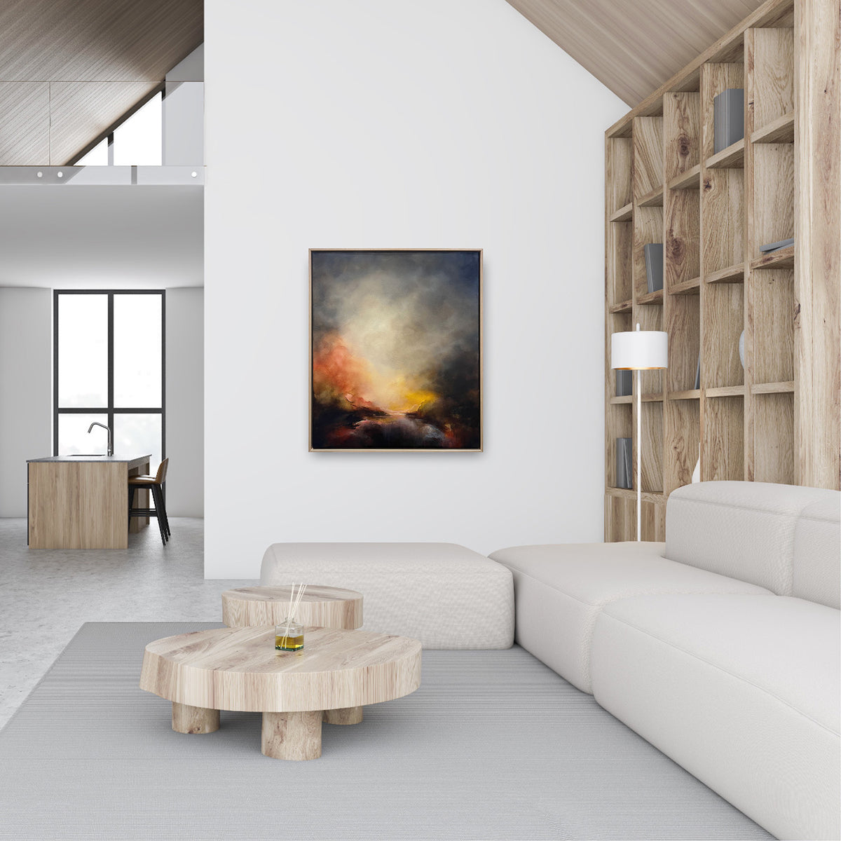 Spinning Light Into Silk, 70cm x 60cm