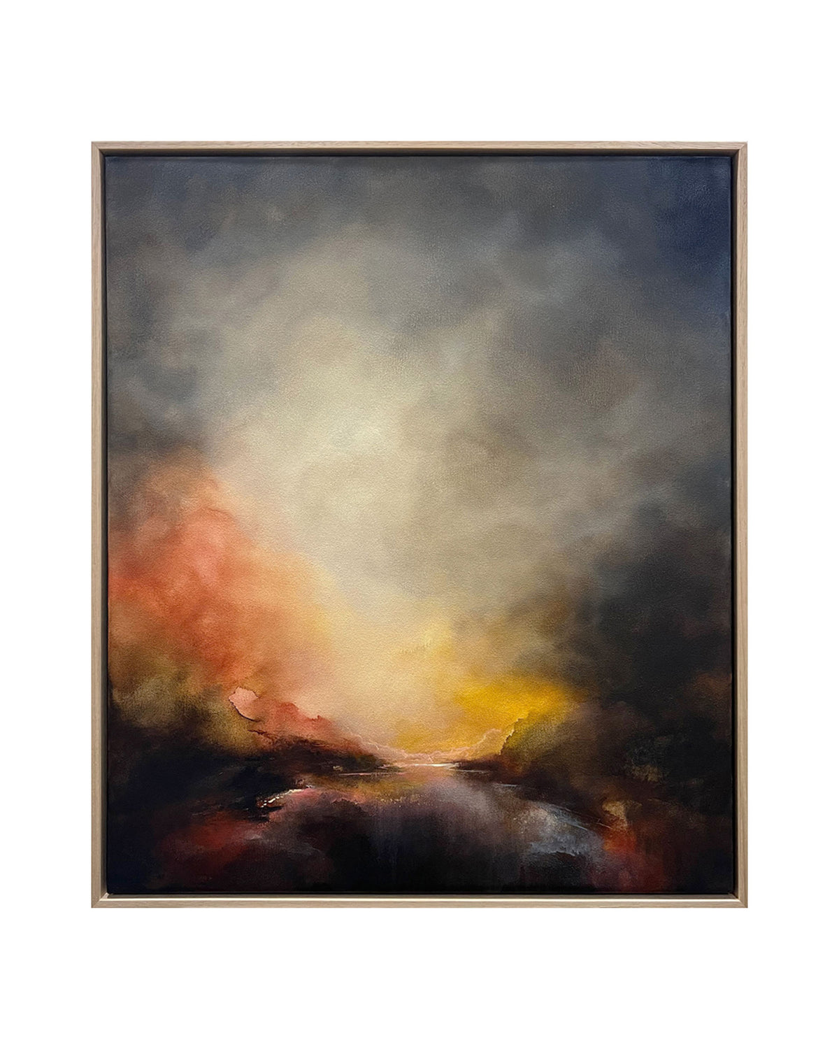 Spinning Light Into Silk, 70cm x 60cm