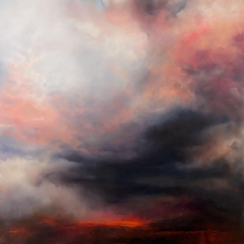 The Light That Dances Through The Storm, 100cm x 100cm $1500 BUY NOW THROUGH BLUETHUMB GALLERY
