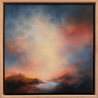 The Evening Fell Into Blue, 30cm x 30cm ✨RESERVED FOR ONLINE AUCTION✨