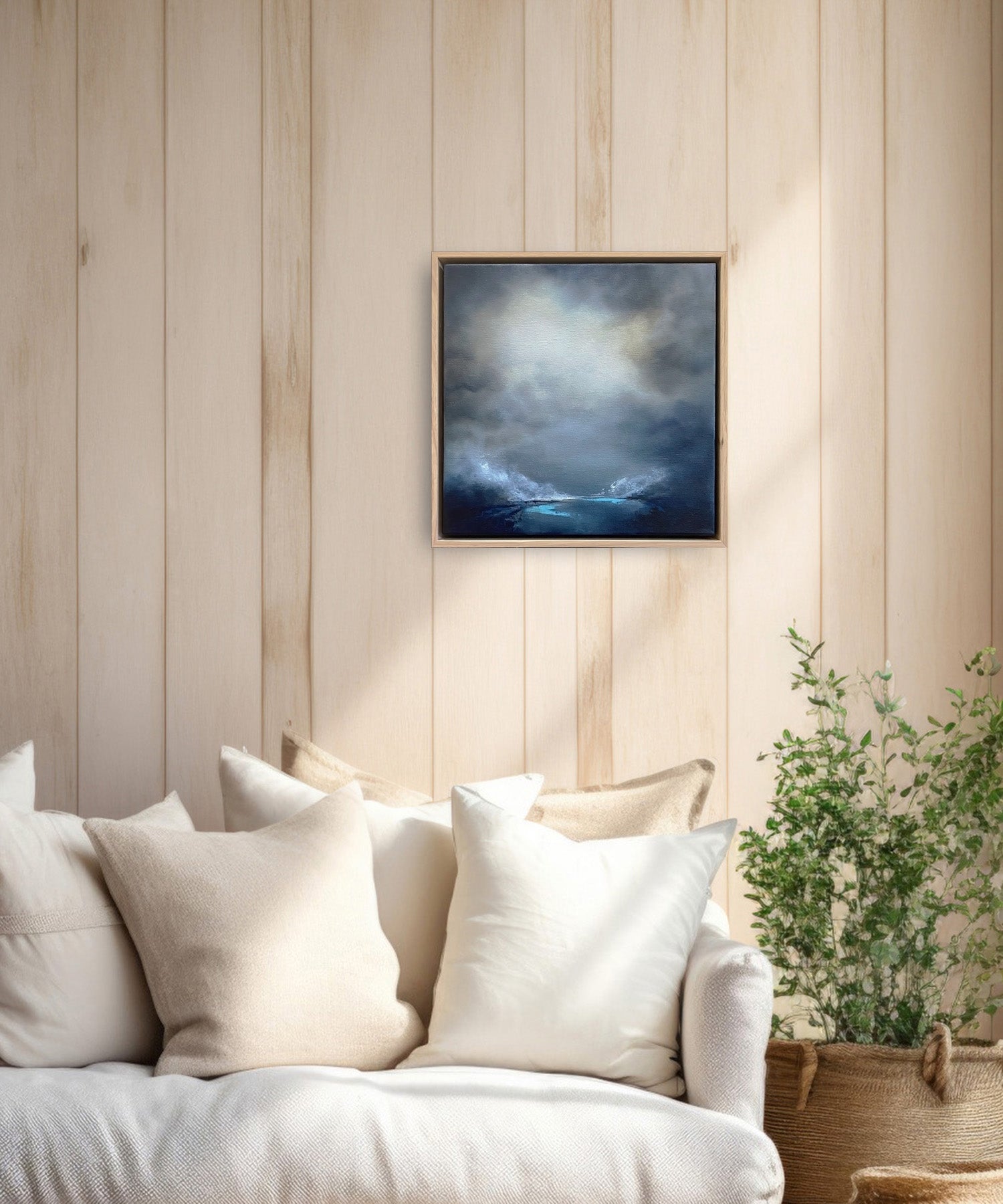 The First Cloud Floated Away Like Smoke, 30cm x 30cm ✨Reserved for online auction✨