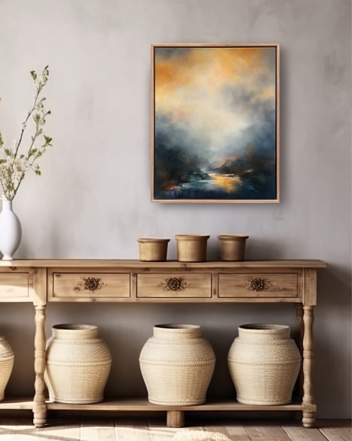 The Golden Glorious Scattering, 50cm x 70cm ✨BUY NOW AT BRUNSWICK STREET GALLERY✨