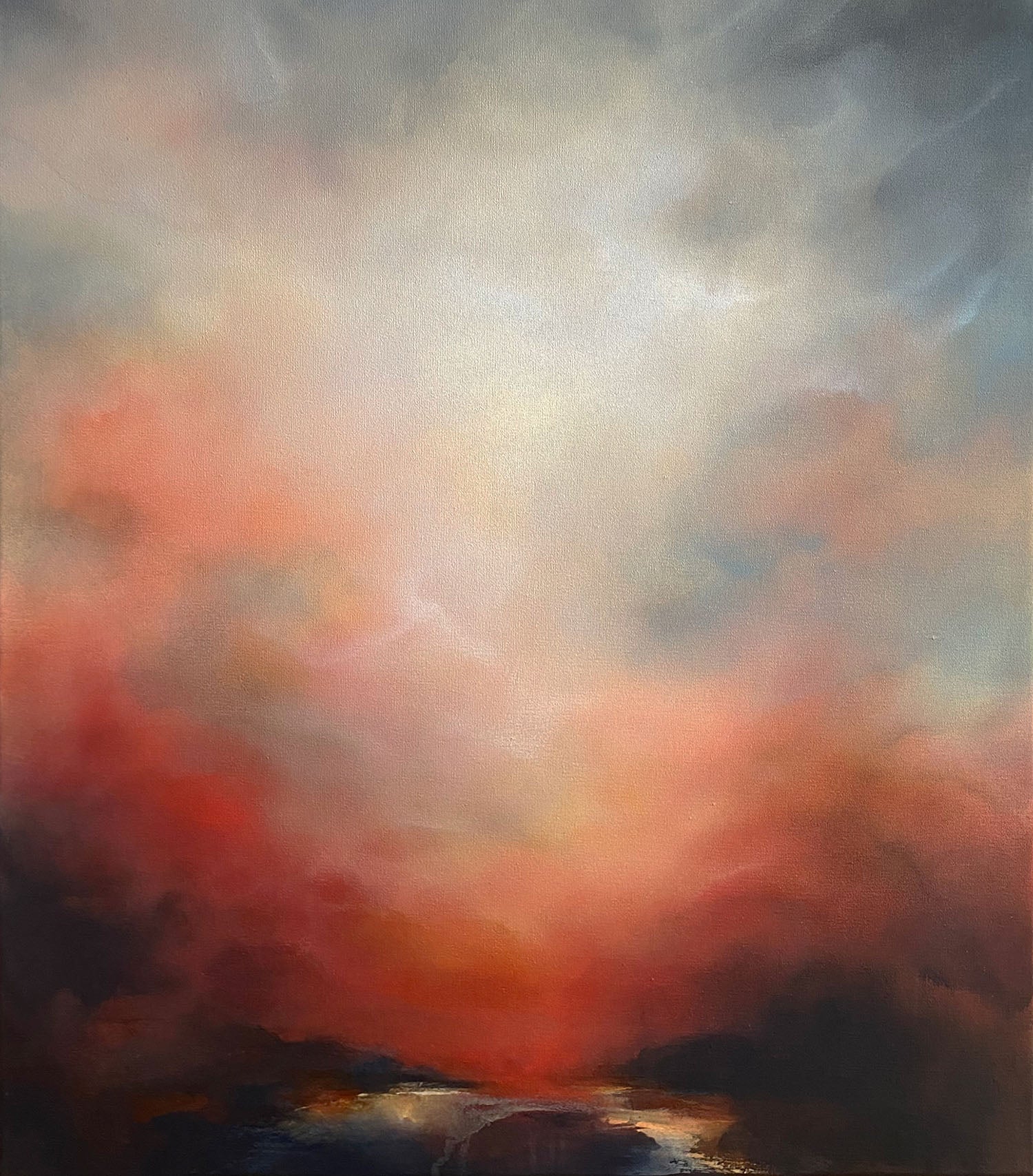 The Light She Leaves Behind, 66cm x 58cm