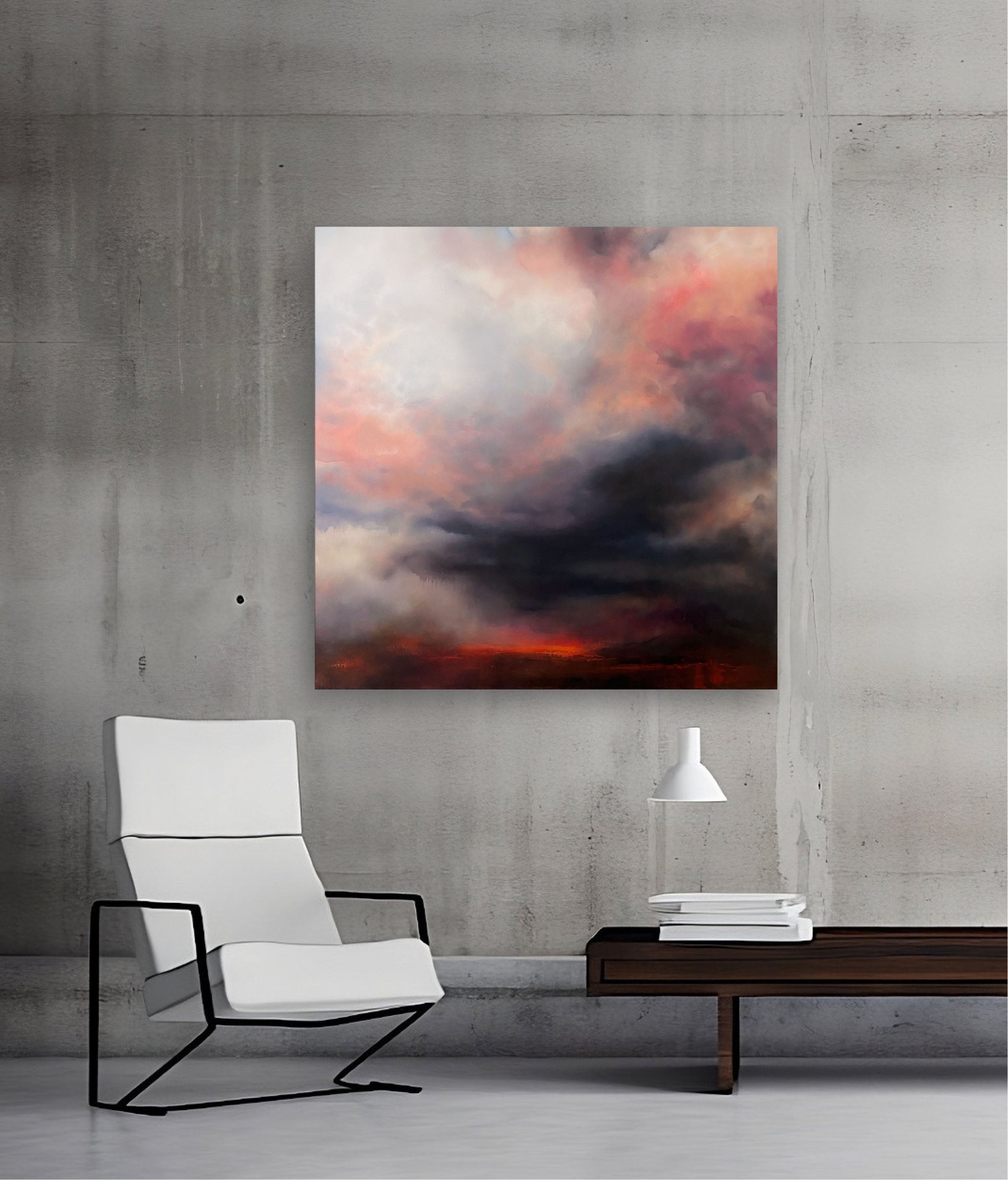 The Light That Dances Through The Storm, 100cm x 100cm $1500 BUY NOW THROUGH BLUETHUMB GALLERY