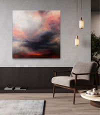 The Light That Dances Through The Storm, 100cm x 100cm $1500 BUY NOW THROUGH BLUETHUMB GALLERY