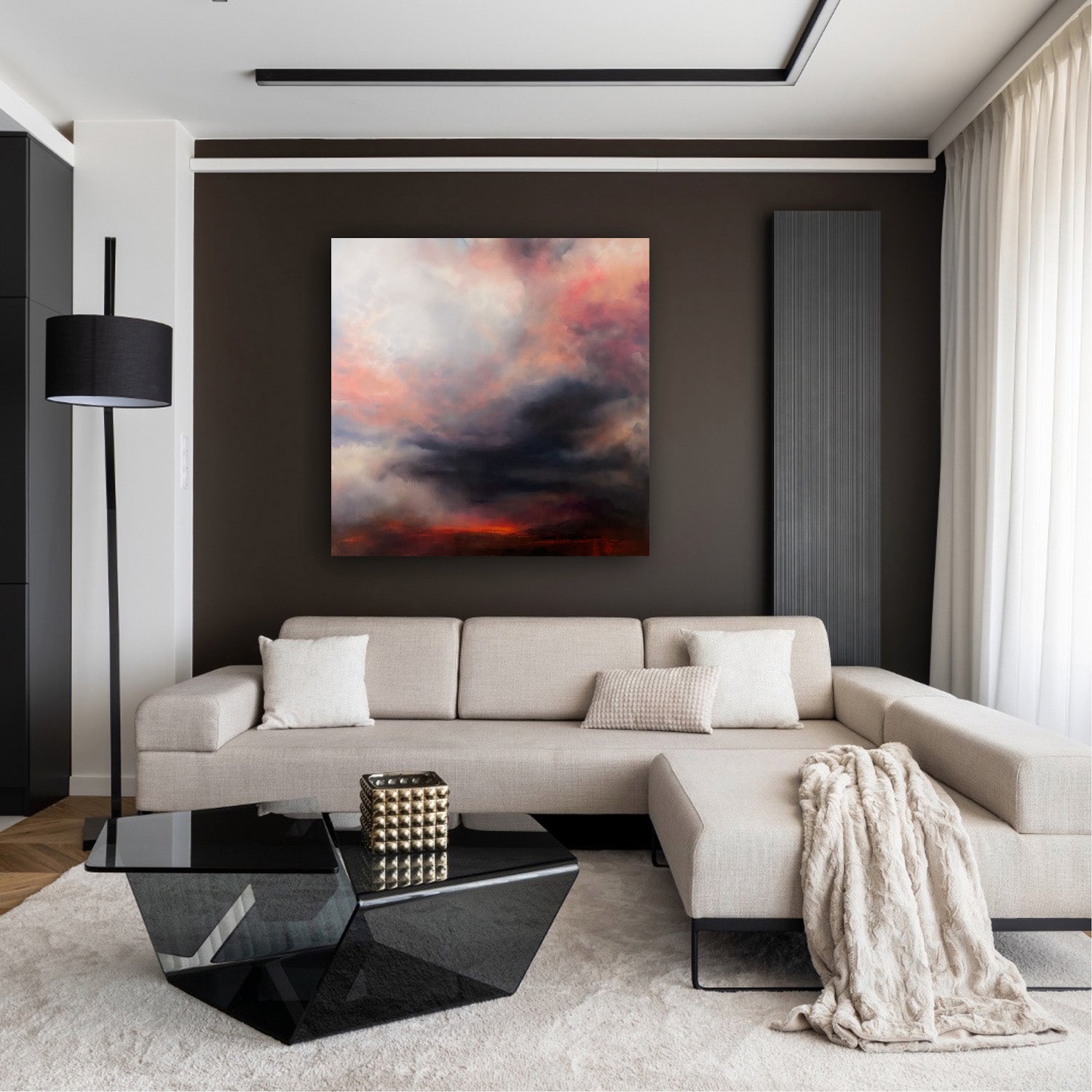 The Light That Dances Through The Storm, 100cm x 100cm $1500 BUY NOW THROUGH BLUETHUMB GALLERY