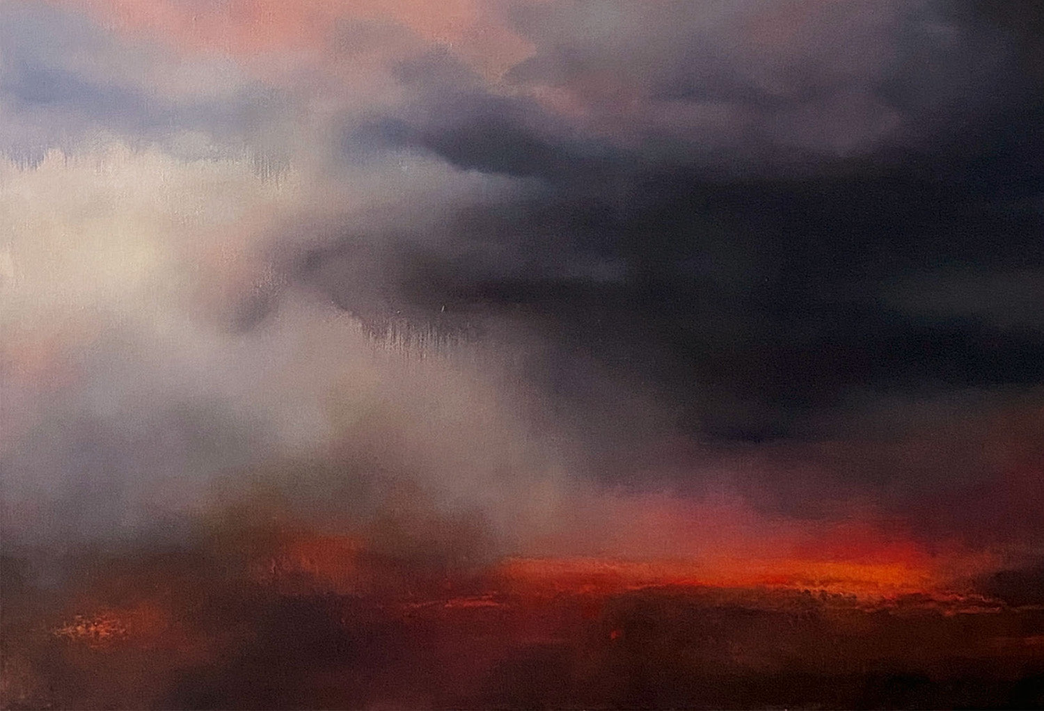 The Light That Dances Through The Storm, 100cm x 100cm $1500 BUY NOW THROUGH BLUETHUMB GALLERY