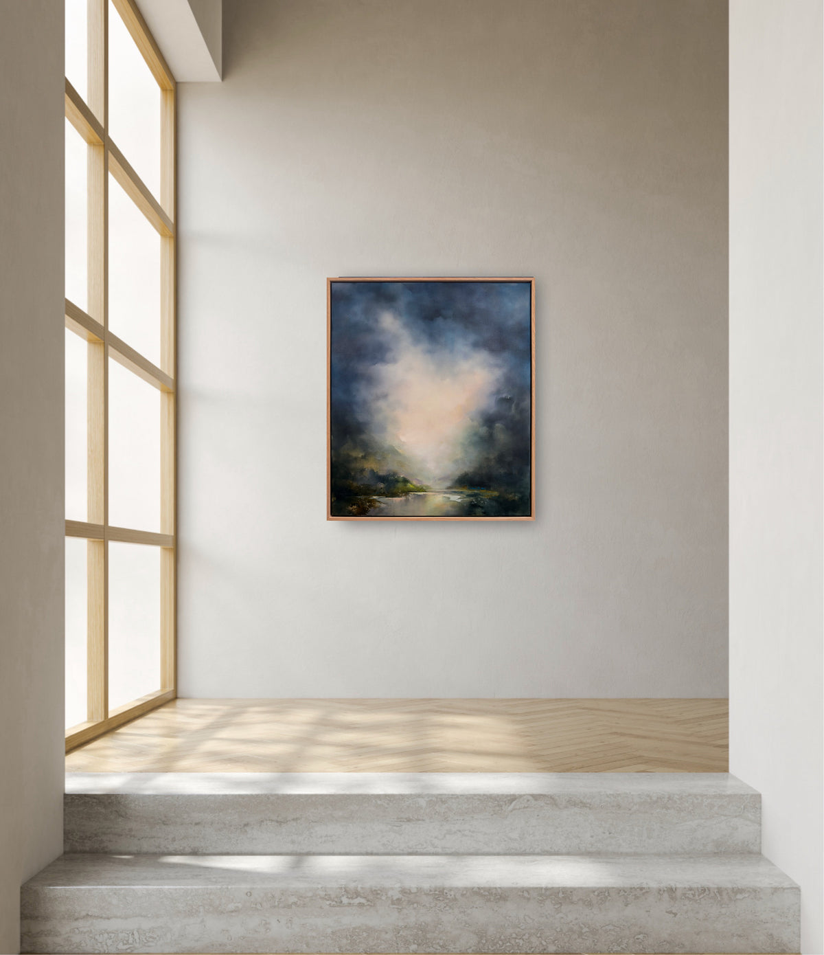Through An Ocean Sky, 70cm x 60cm ✨BUY NOW AT ASPIRE GALLERY✨