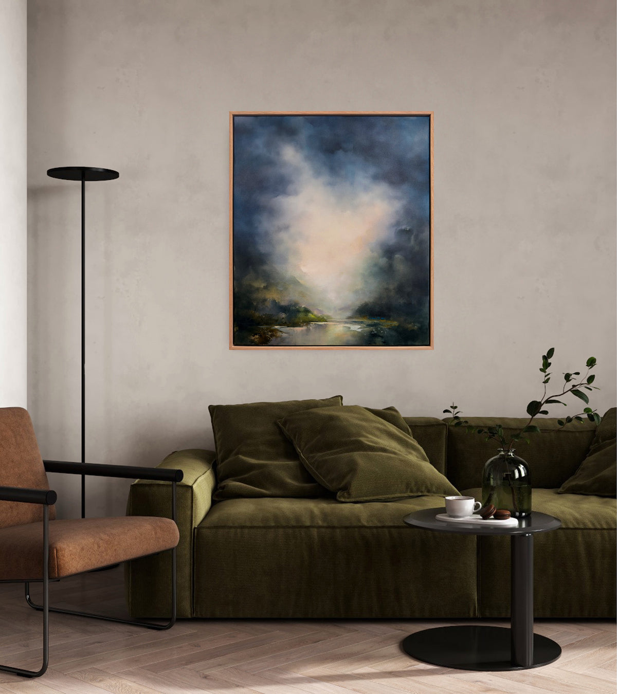 Through An Ocean Sky, 70cm x 60cm ✨BUY NOW AT ASPIRE GALLERY✨
