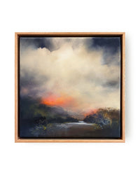 Up River, Where The Colours Go, 30cm x 30cm
