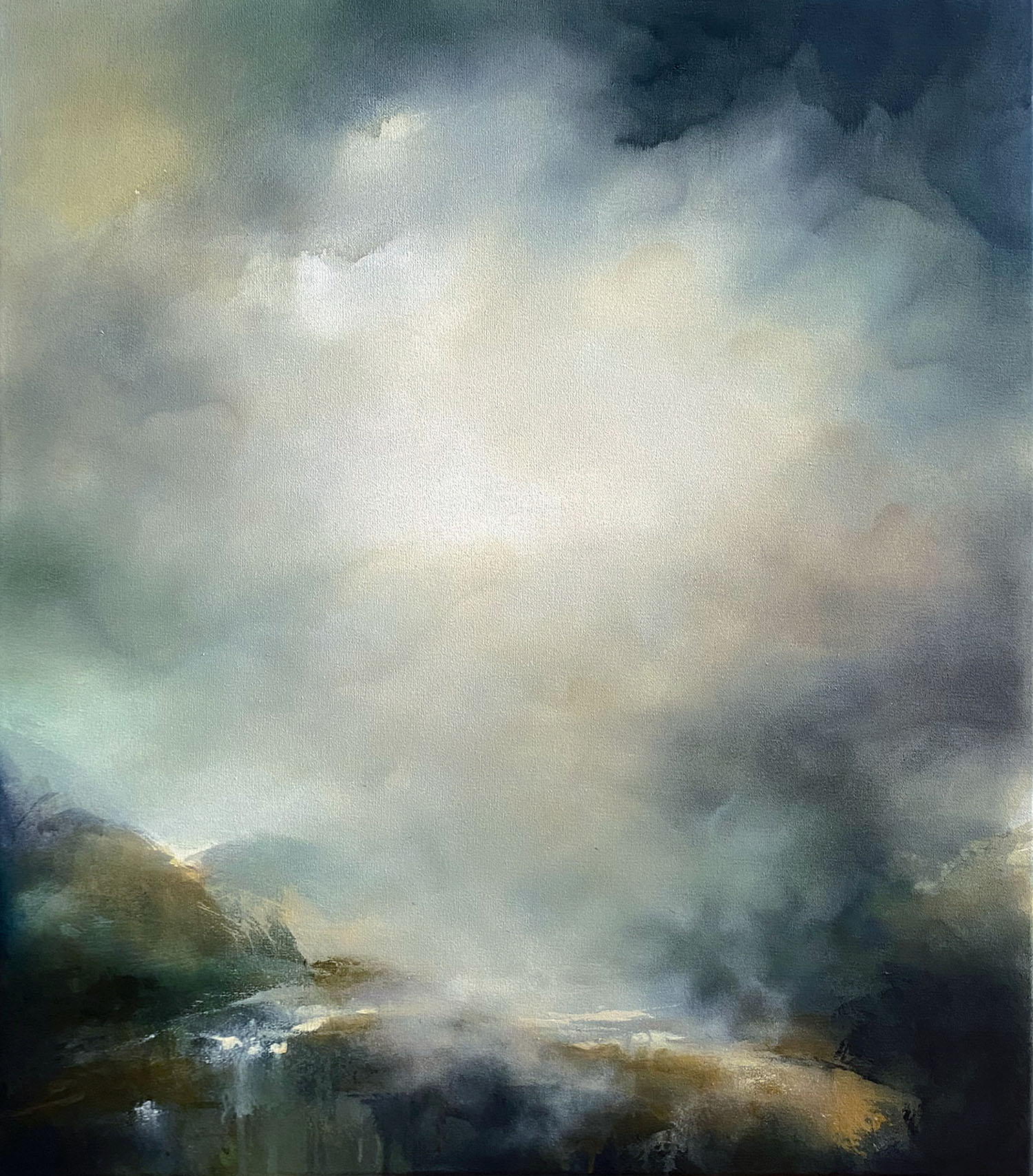 Walking Barefoot Through The Garden, 66cm x 58cm