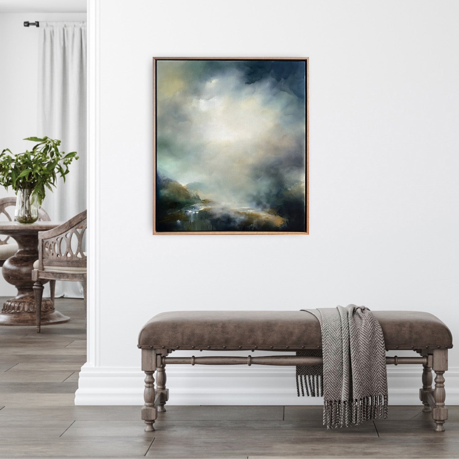 Walking Barefoot Through The Garden, 66cm x 58cm