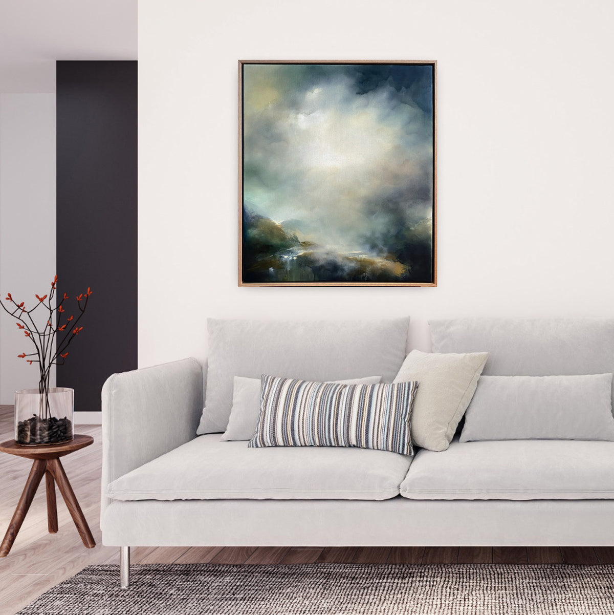 Walking Barefoot Through The Garden, 66cm x 58cm
