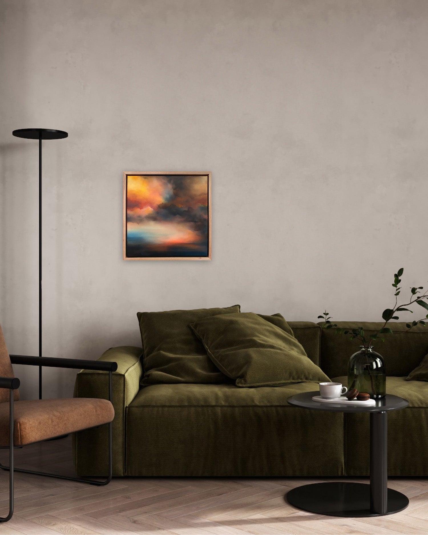 We Met In The Clouds, 30cm x 30cm ✨AVAIL THROUGH BRUNSWICK STREET GALLERY✨