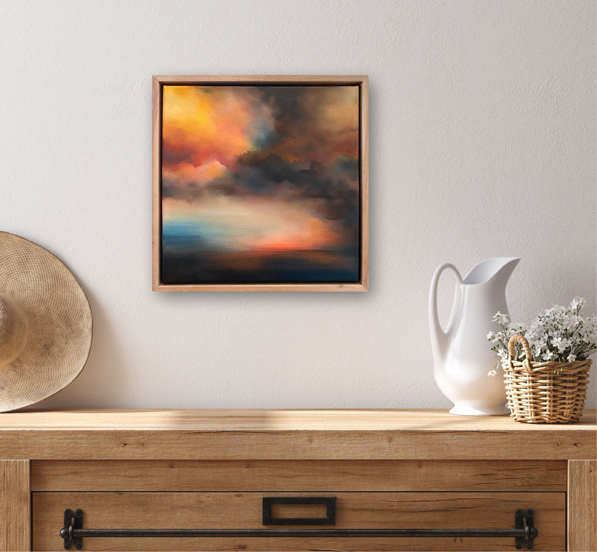 We Met In The Clouds, 30cm x 30cm