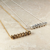 Into The Wild necklace - gold and silver
