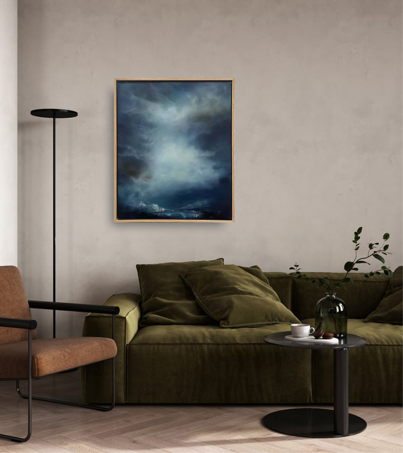 Winter Sea Drift, 60.5cm x 50.5cm - ARTBID LIVE AUCTION 28 SEPT ✨ BID NOW✨