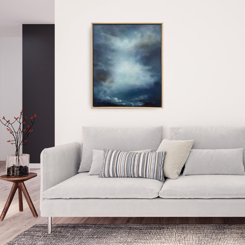 Winter Sea Drift, 60.5cm x 50.5cm - ARTBID LIVE AUCTION 28 SEPT ✨ BID NOW✨