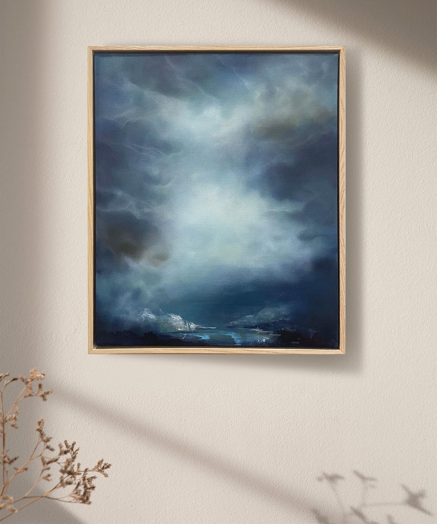 Winter Sea Drift, 60.5cm x 50.5cm - ARTBID LIVE AUCTION 28 SEPT ✨ BID NOW✨