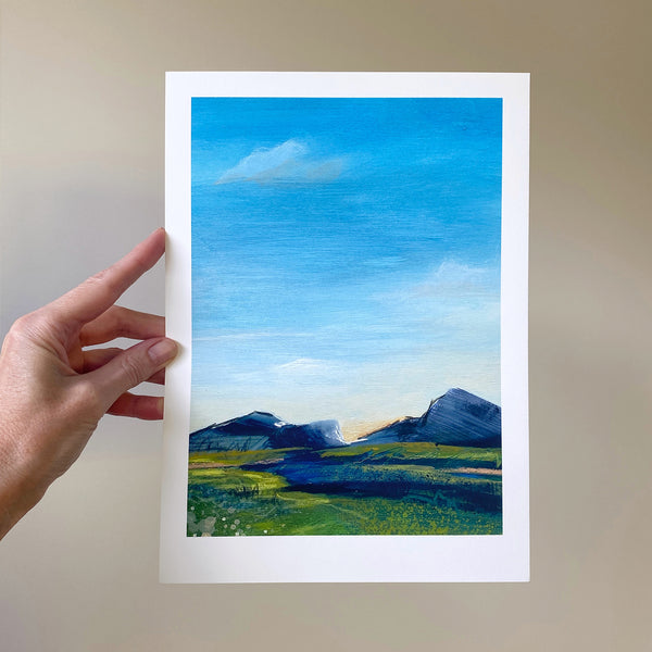 Art print - Blue Ranges
