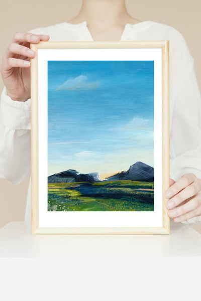 Art print - Blue Ranges